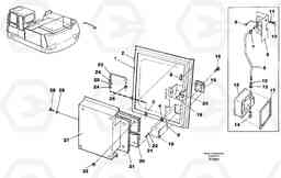 45125 Door, servo pumps, right EW130C SER NO 584-, Volvo Construction Equipment