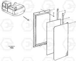 34061 Frame, engine cover rear EW130C SER NO 584-, Volvo Construction Equipment