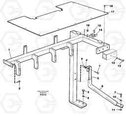 37919 Support, front EW130C SER NO 584-, Volvo Construction Equipment