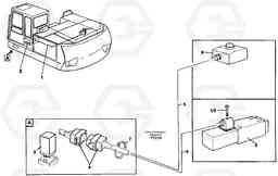 15513 Electric installation, overfilling protection EW130C SER NO 584-, Volvo Construction Equipment