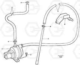 72188 Fuelfilling pump with hoses EW130C SER NO 584-, Volvo Construction Equipment