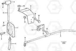 15235 Throttle control EW130C SER NO 584-, Volvo Construction Equipment