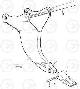 31535 Ripper EW130C SER NO 584-, Volvo Construction Equipment