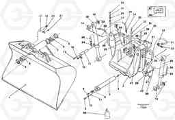 41870 Articulated slope bucket EW130C SER NO 584-, Volvo Construction Equipment