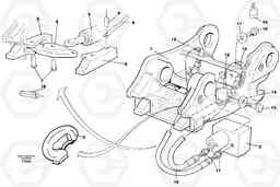 46902 Quickfit, hydraulic EW130C SER NO 584-, Volvo Construction Equipment