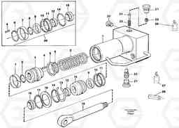 14125 Hydraulic cylinder, quick attachment EW130C SER NO 584-, Volvo Construction Equipment