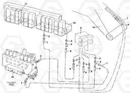 44238 Servo hydraulics, quick fit equipment EW130C SER NO 584-, Volvo Construction Equipment