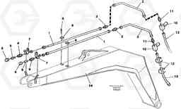 44501 Slope/grab bucket equipment, boom 4.4m EW130C SER NO 584-, Volvo Construction Equipment