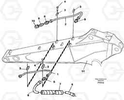 26879 Slope bucket equipm. dipper arm EW130C SER NO 584-, Volvo Construction Equipment