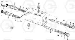 8581 Pedal valve EW130C SER NO 584-, Volvo Construction Equipment