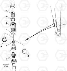 79490 Quick conection kit EW130C SER NO 584-, Volvo Construction Equipment