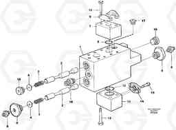 46890 Operating valve EW130C SER NO 584-, Volvo Construction Equipment