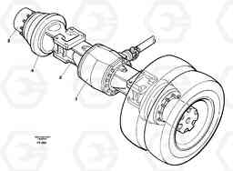 27041 Rear axle EW130C SER NO 584-, Volvo Construction Equipment