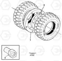 34055 Stone guard ring EW130C SER NO 584-, Volvo Construction Equipment