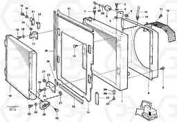 44782 Radiator with fitting parts EC150C SER NO 254-, Volvo Construction Equipment