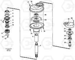 12667 Swing gearbox EC150C SER NO 254-, Volvo Construction Equipment