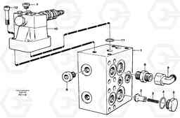 45230 Pressure limiting valve for slew motor EC150C SER NO 254-, Volvo Construction Equipment