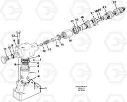 45231 Pressure limiting valve EC150C SER NO 254-, Volvo Construction Equipment