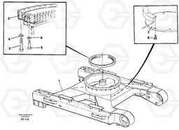 15511 Slewing ring attachment EC150C SER NO 254-, Volvo Construction Equipment