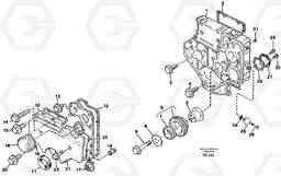 94846 Timing gear casing EC150C SER NO 254-, Volvo Construction Equipment