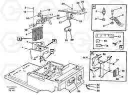 44786 Electric installation in cab floor EC150C SER NO 254-, Volvo Construction Equipment