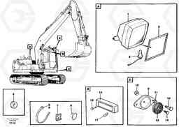 54044 Lighting, front EC150C SER NO 254-, Volvo Construction Equipment