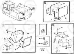 47211 Lighting, rear EC150C SER NO 254-, Volvo Construction Equipment