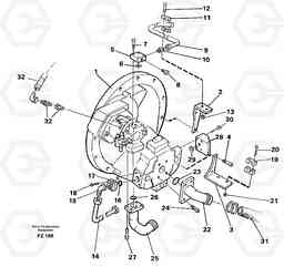 91423 Pump installation EC150C SER NO 254-, Volvo Construction Equipment