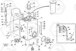 99462 Hydraulic oil tank EC150C SER NO 254-, Volvo Construction Equipment