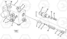 43216 Tank connection EC150C SER NO 254-, Volvo Construction Equipment