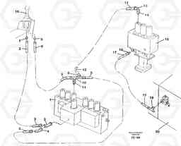 45780 Servo hydraulics, bucket EC150C SER NO 254-, Volvo Construction Equipment