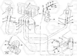 46785 Servo pressure hydraulicsand tank back-flow lines EC150C SER NO 254-, Volvo Construction Equipment