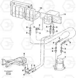 46786 Servo hyraulics, travel brake, high speed travel EC150C SER NO 254-, Volvo Construction Equipment