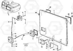 43847 Door, radiator EC150C SER NO 254-, Volvo Construction Equipment