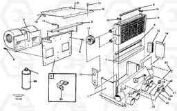 43205 Cab heater EC150C SER NO 254-, Volvo Construction Equipment