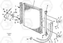 39245 Condensor with fitting parts Cooling agent R134 A EC150C SER NO 254-, Volvo Construction Equipment