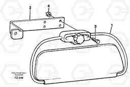 34637 Sun visor,interior EC150C SER NO 254-, Volvo Construction Equipment