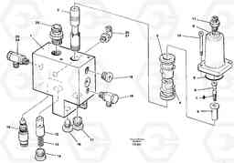 45762 Hose rupture valve, boom cylinder EC150C SER NO 254-, Volvo Construction Equipment