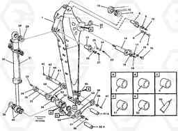 44804 Backhoe dipper arm incl. connections, 2.0m 2.4m EC150C SER NO 254-, Volvo Construction Equipment