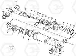 45411 Bucket cylinder EC150C SER NO 254-, Volvo Construction Equipment