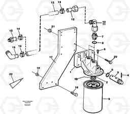 83990 Coolant filter EC150C SER NO 254-, Volvo Construction Equipment