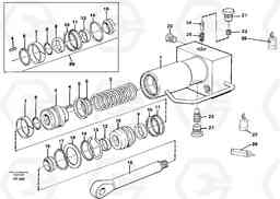 12283 Hydraulic cylinder, quick attachment EC150C SER NO 254-, Volvo Construction Equipment