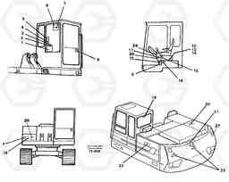 9356 Sign plates and transfer,inner location EC150C SER NO 254-, Volvo Construction Equipment