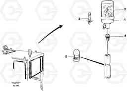 44785 Rotating beacon EC150C SER NO 254-, Volvo Construction Equipment