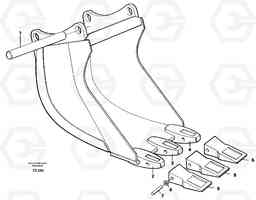 15509 Cable bucket EC150C SER NO 254-, Volvo Construction Equipment