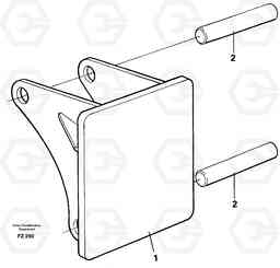 15507 Hammer plate EC150C SER NO 254-, Volvo Construction Equipment