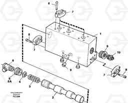 45216 Operating valve EC150C SER NO 254-, Volvo Construction Equipment