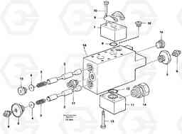 45219 Operating valve, hammer/shears EC150C SER NO 254-, Volvo Construction Equipment