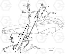 26884 Hammer equipment, dipper arm, 2.0 m/2.4 m EC150C SER NO 254-, Volvo Construction Equipment