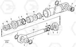 45226 Hydraulic cylinder, dozer blade EC150C SER NO 254-, Volvo Construction Equipment